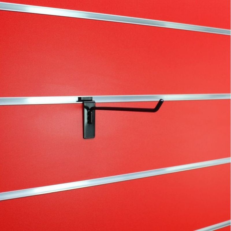 Image 1 : Gancio singolo nero 20cm per ...