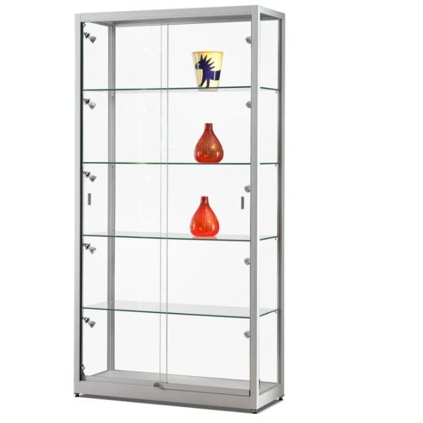 Glass display cabinet with light 10 Led : Vitrine