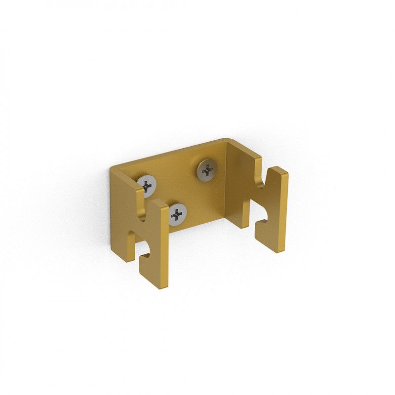 Gold finish wall or ceiling hook : Presentoirs shopping