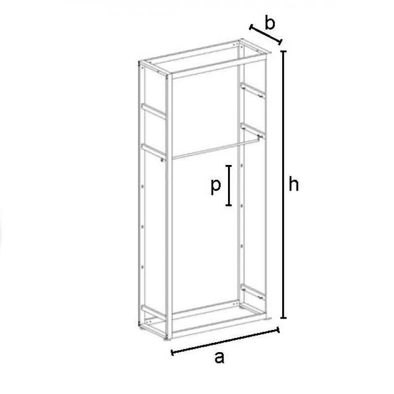 Image 2 : Bigshop Kleiderständer 240 cm ...