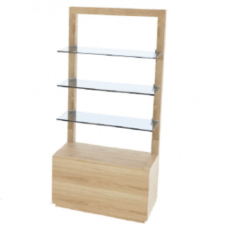 Ottimizzate lo spazio nella vostra farmacia con la nostra gondola ... Gondola con ripiani per farmacia 145x70x35cm : Mobilier shopping