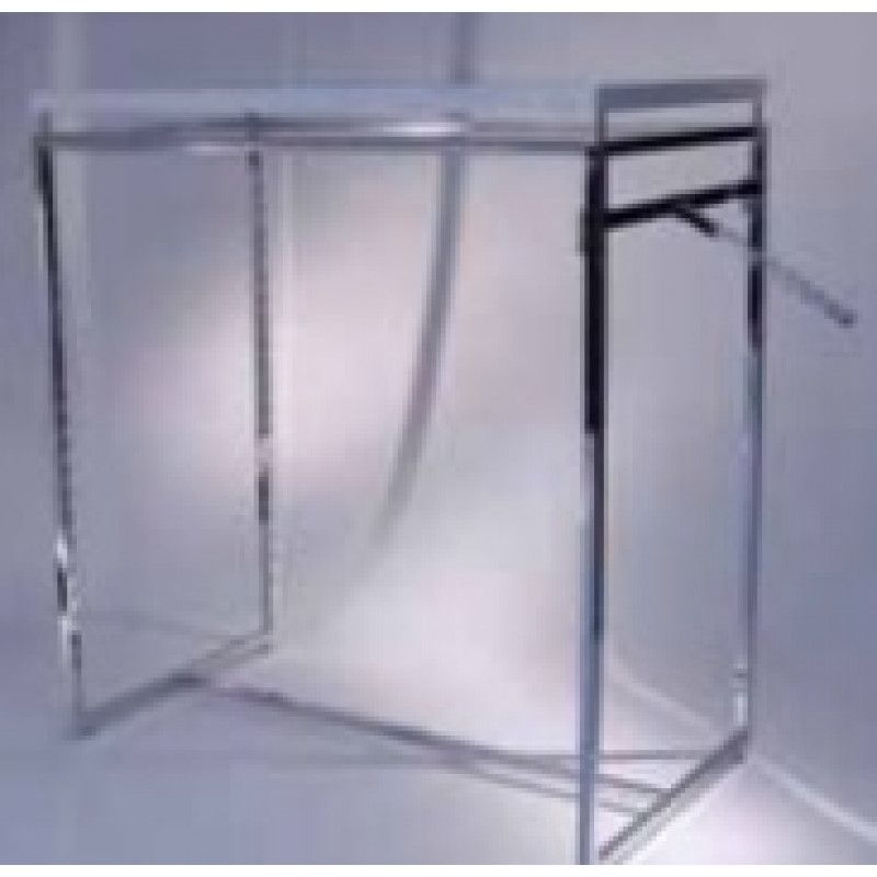 Image 1 : Gondola in metallo con ripiano ...