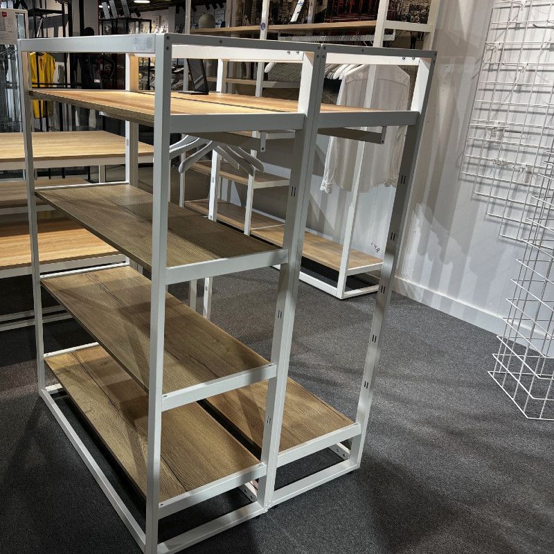 Image 1 : Góndola de tienda blanca ...