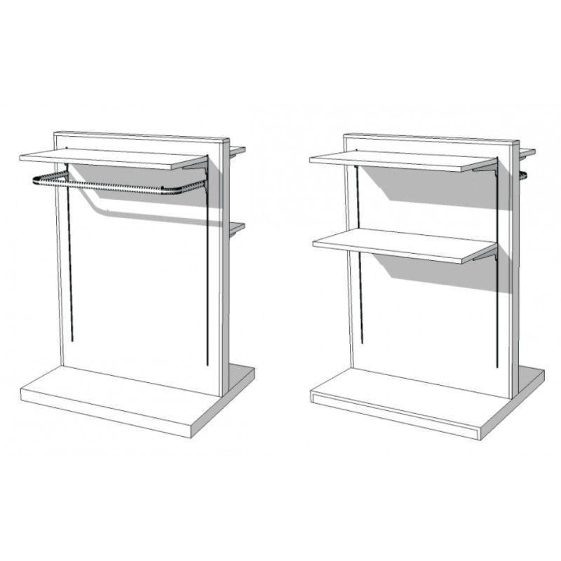 Image 3 : Gondola with shelf 106,6 ...