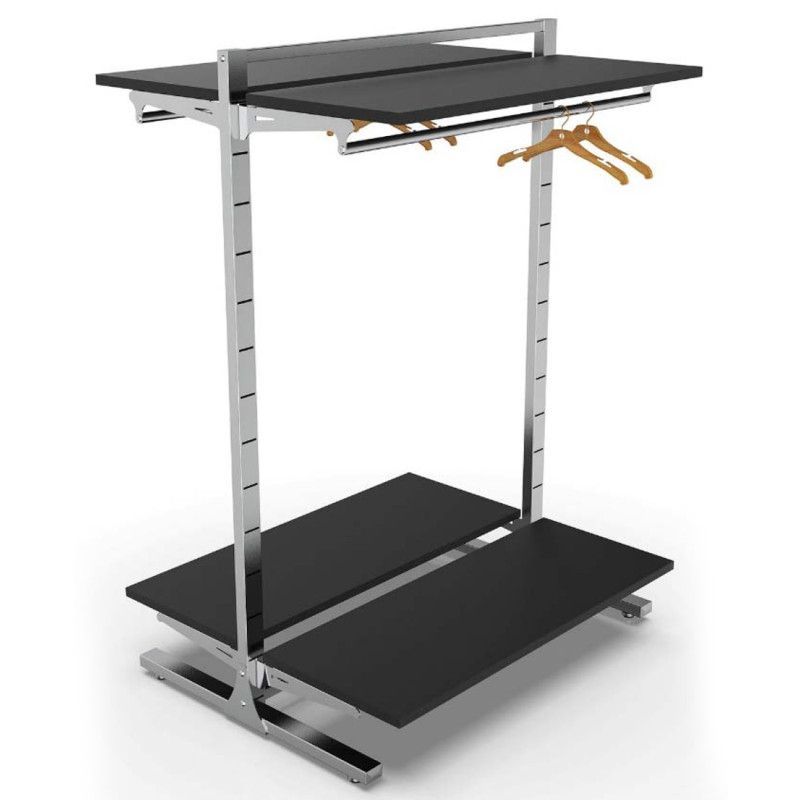 Gondole magasin m&eacute;tal double face 145x105x73cm : Mobilier shopping