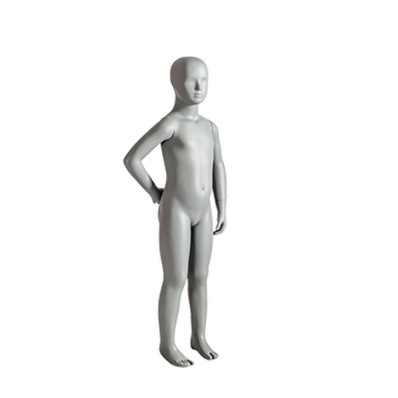Image 1 : Kinder Schaufensterpuppe grau Ral 7042 ...