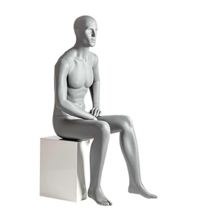 Image 1 : Male window mannequin gray (RAL7042 ...