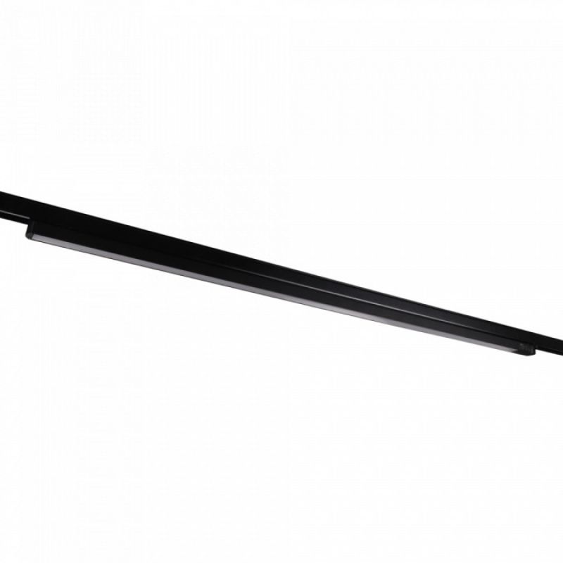 Black LED light 120 cm 30W 6000K for three phase track : Eclairage