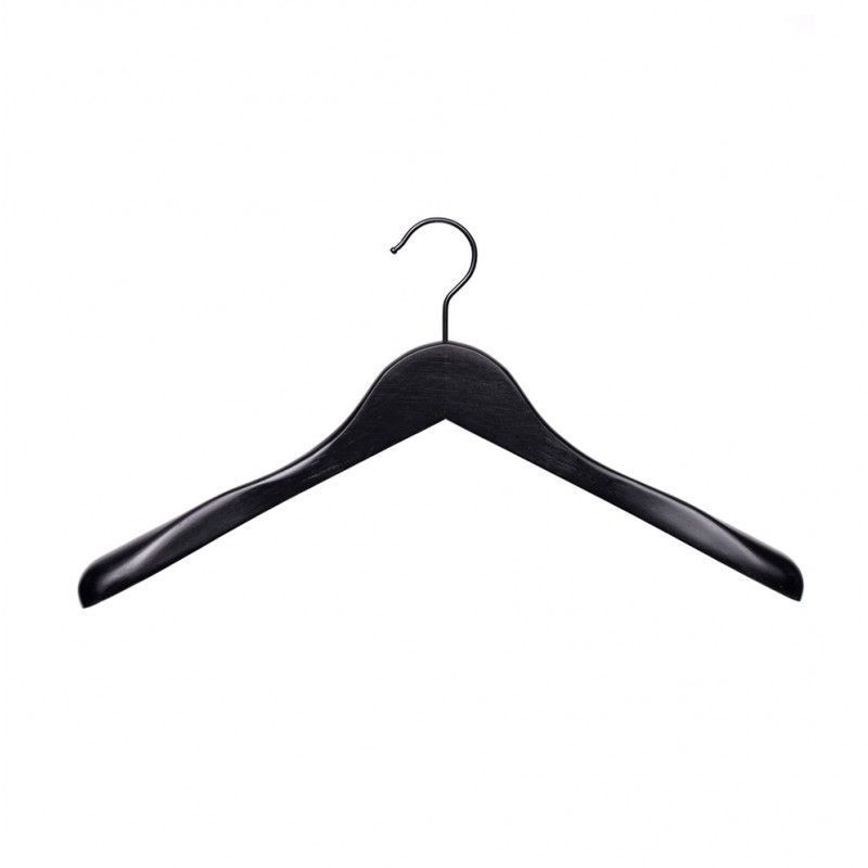 10 Hanger for coat black finish 44 cm : Cintres magasin