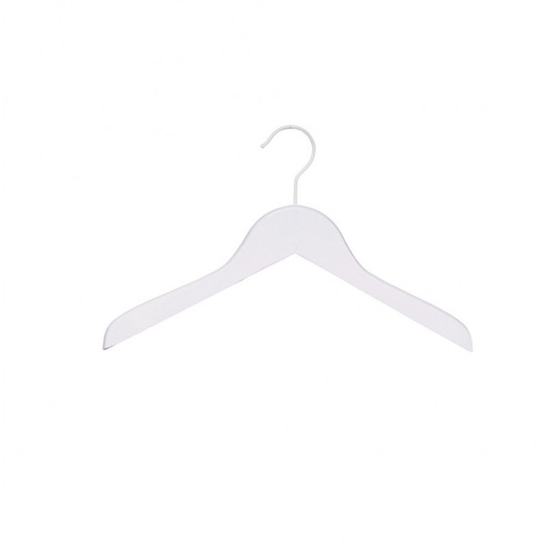 25 Hangers for store kid size 36 cm white wood : Cintres magasin