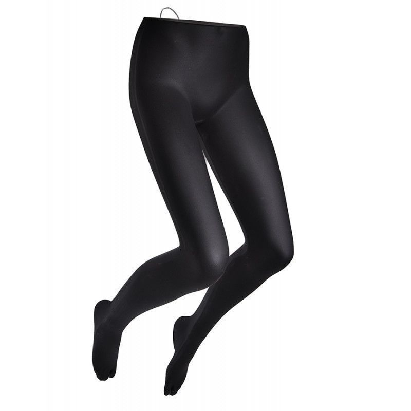 Female mannequin with folded legs and suspension for shop and ... hanging female mannequin leg black color : Mannequins vitrine