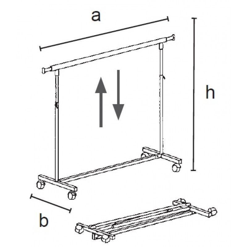 Image 2 : Hanging rails with wheels