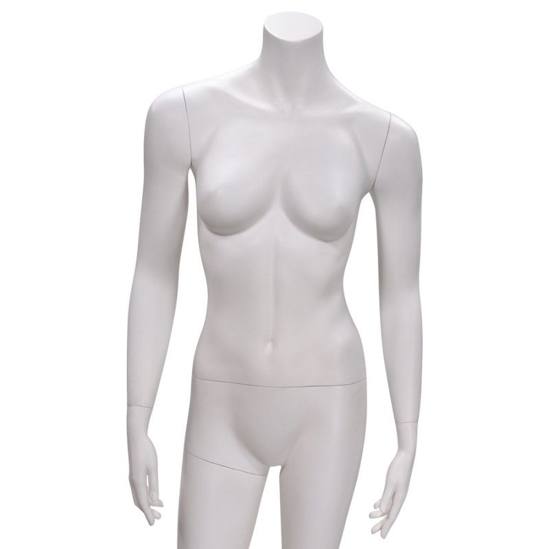 Image 2 :  Headless female mannequin white.