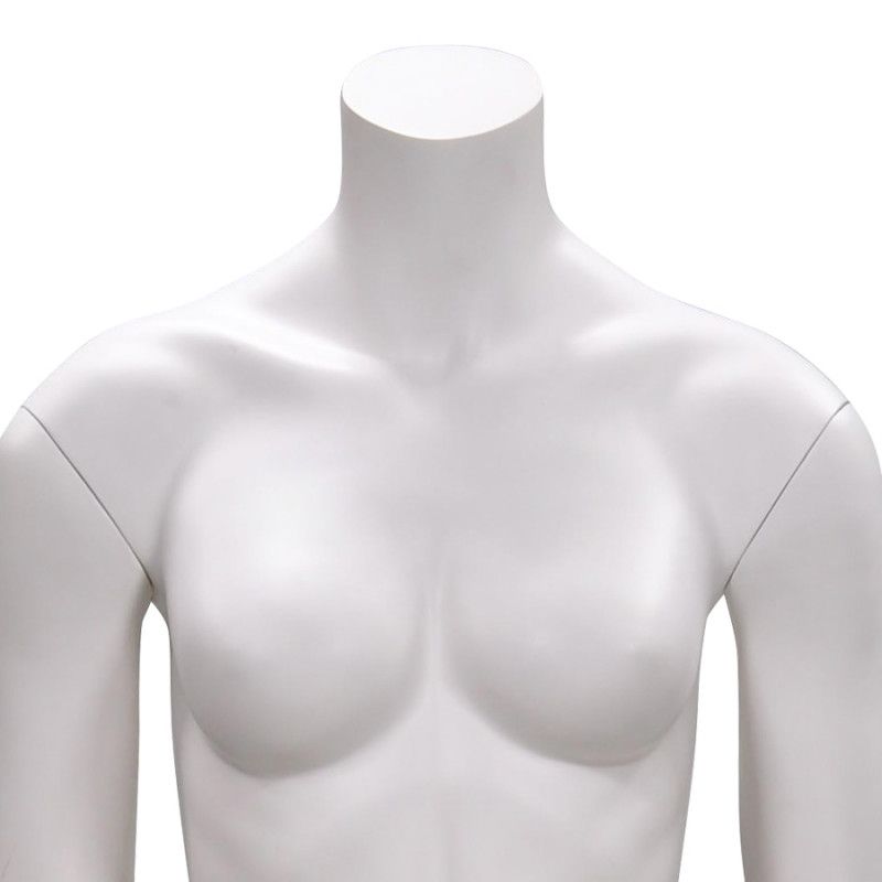 Image 1 : White headless female mannequin straight ...