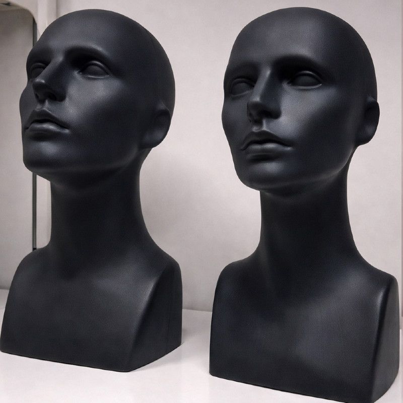 Image 2 : Men's window mannequin head ...