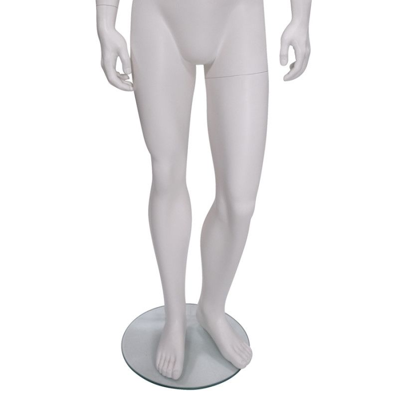Image 3 : Headless male mannequin white color ...