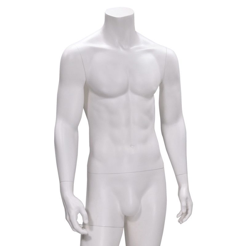Image 2 :  Headless male mannequin white