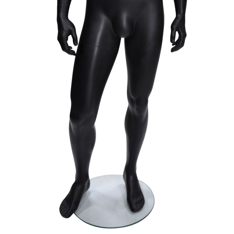 Image 3 : Headless male mannequin black color ...