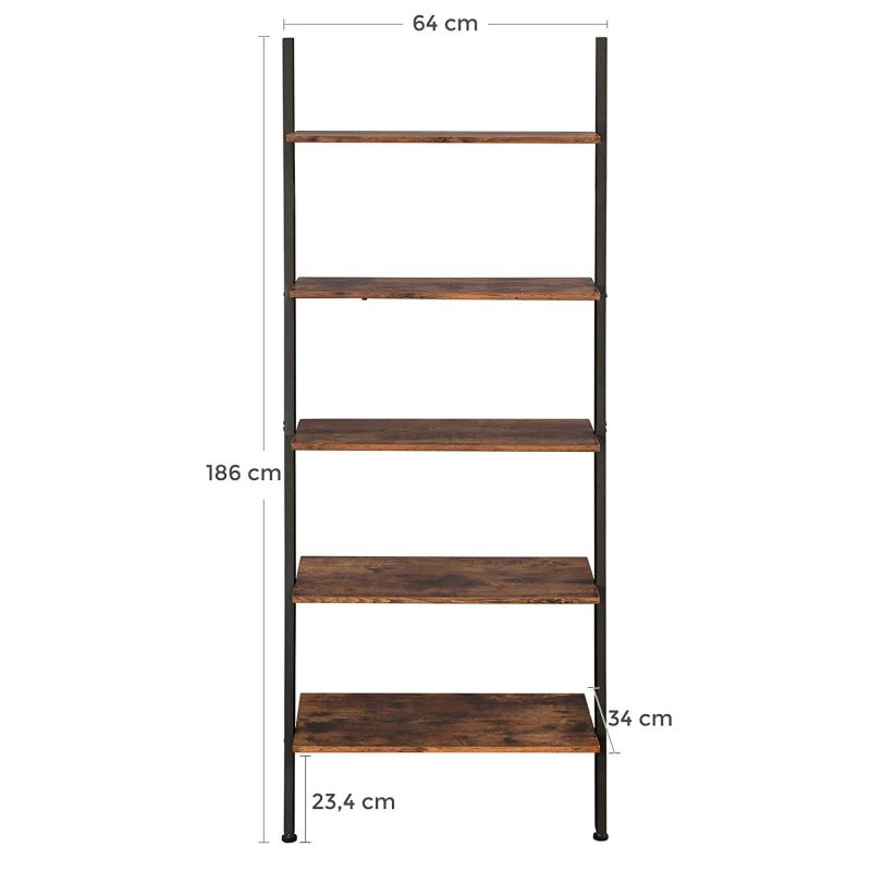 Industrial ladder on sale shelves