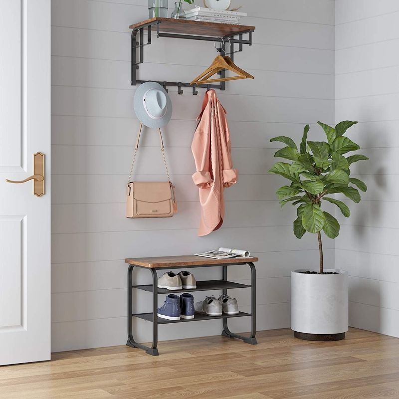 Image 3 : Industrial style storage bench