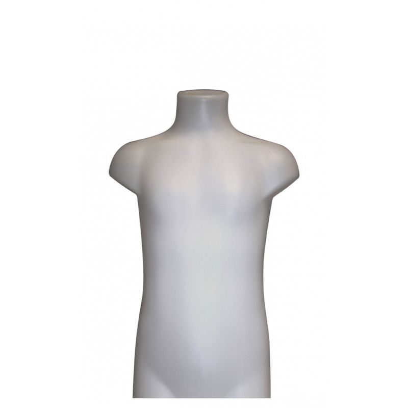Kid bust form 3 years old in white pvc : Bust shopping