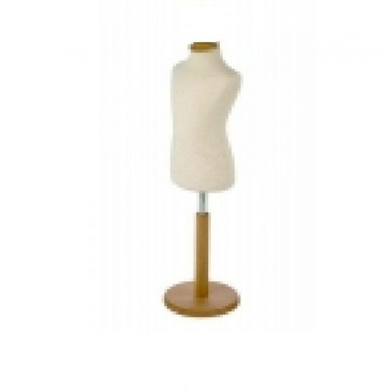 Kid bust with fabric 3-4 years old : Mannequins vitrine