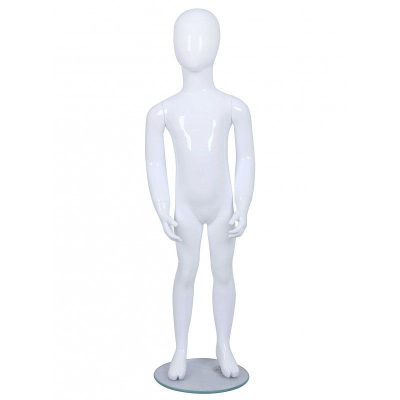 Kid mannequin abstract head 4 years old : Mannequins vitrine