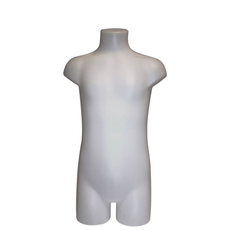Kid mannequin torso 4-6 years old in white pvc : Bust shopping