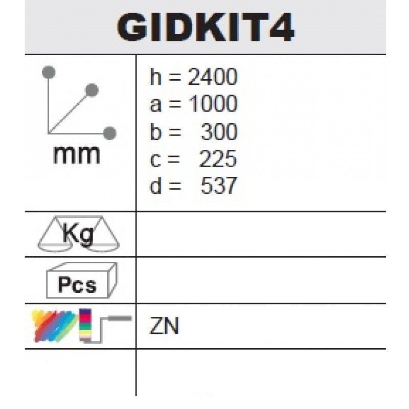 Image 2 : Dimensioni :
Altezza : 2400 mm
Larghezza ...