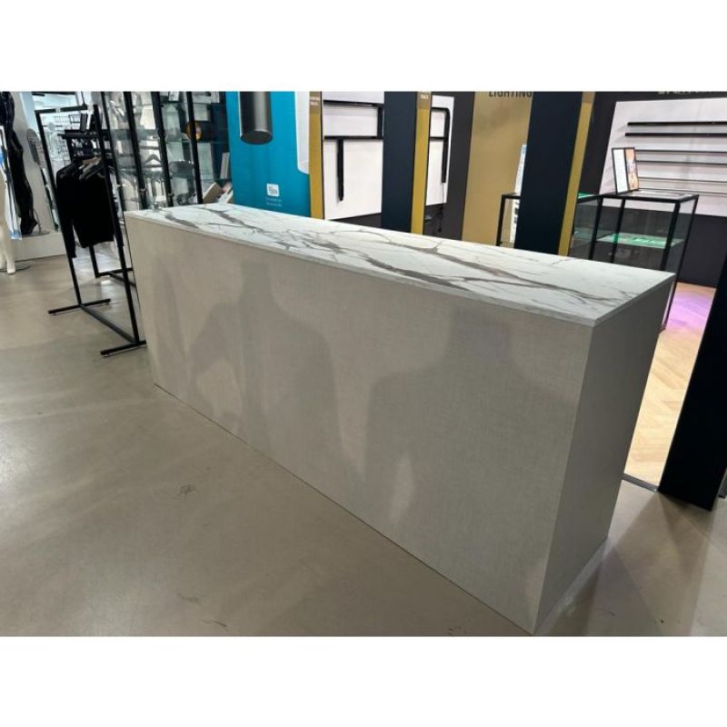 Image 4 : Klassische Theke 250cm Elfenbein mit ...