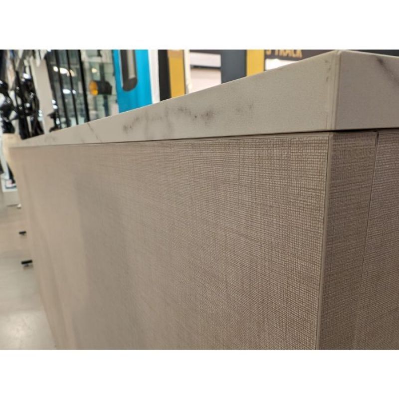 Image 6 : Klassische Theke 250cm Elfenbein mit ...