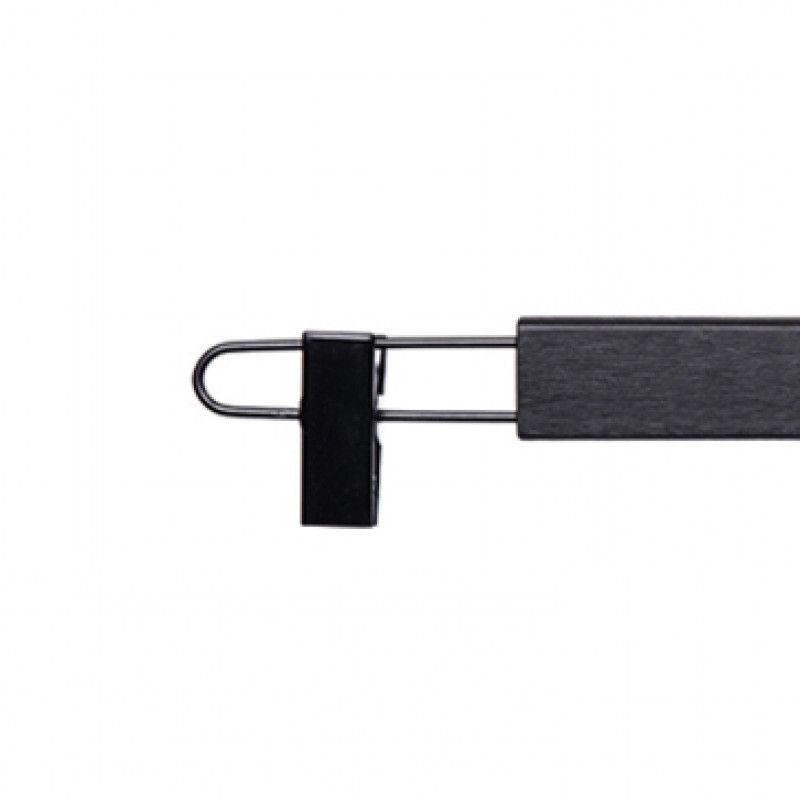 Image 2 : 10 Kleiderbügel schwarz, schwarze ...