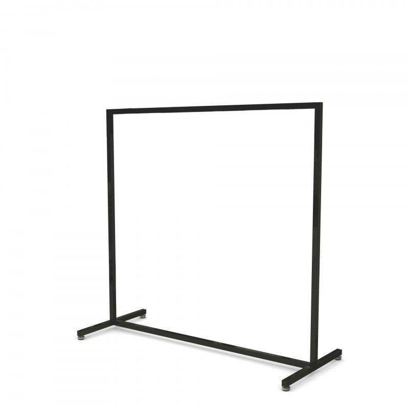 Konfektionsstander schwarz 120cm x 125cm : Portants shopping