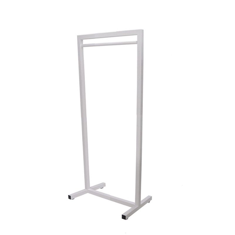 Konfektionsstander wei&szlig; 150 cm : Portants shopping
