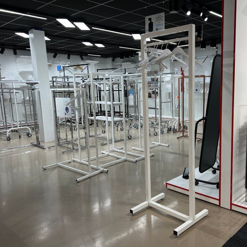 Image 5 : Konfektionsständer weiss 155cm x ...