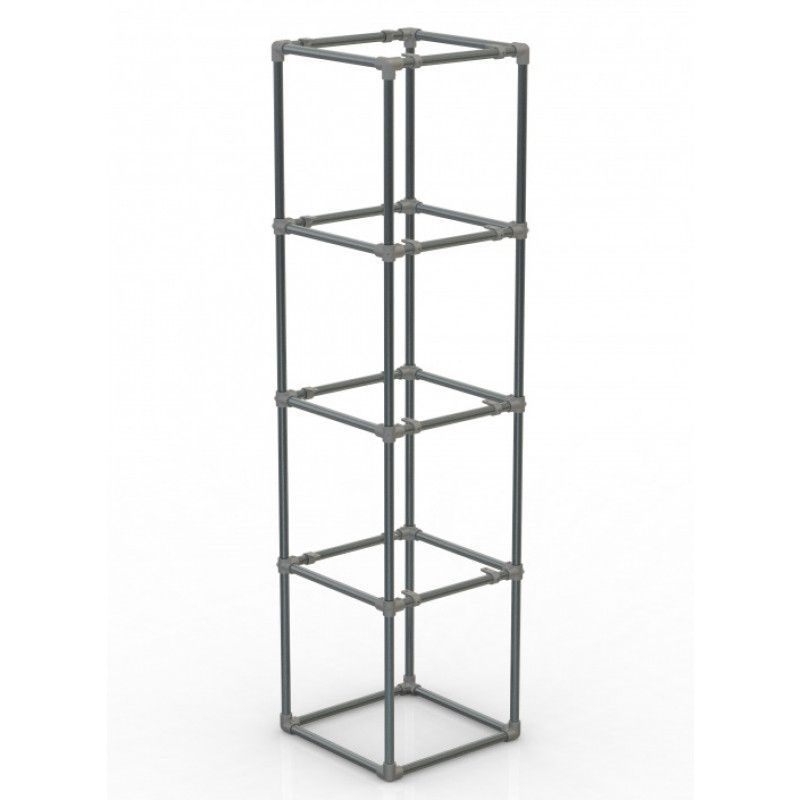 Kube podium metal tube : Presentoirs shopping