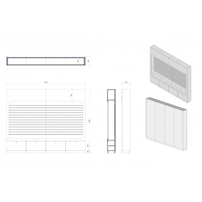 Image 1 : Lamellenwand WAND-SYSTEM-TELEFON-SHOP ...