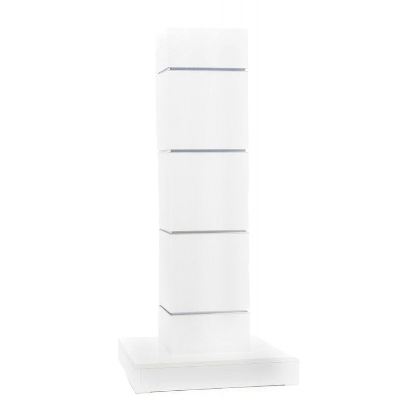 Lamellenwand weiss middenunit : Mobilier shopping