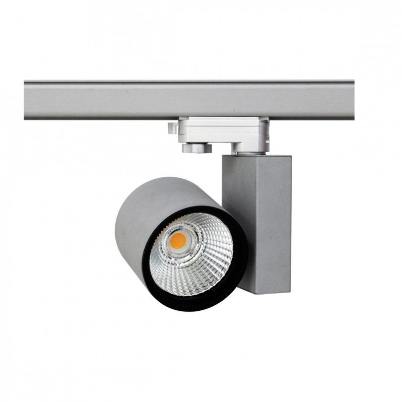 Luce a Binario LED 3000k 3-Phase grigio : Spots