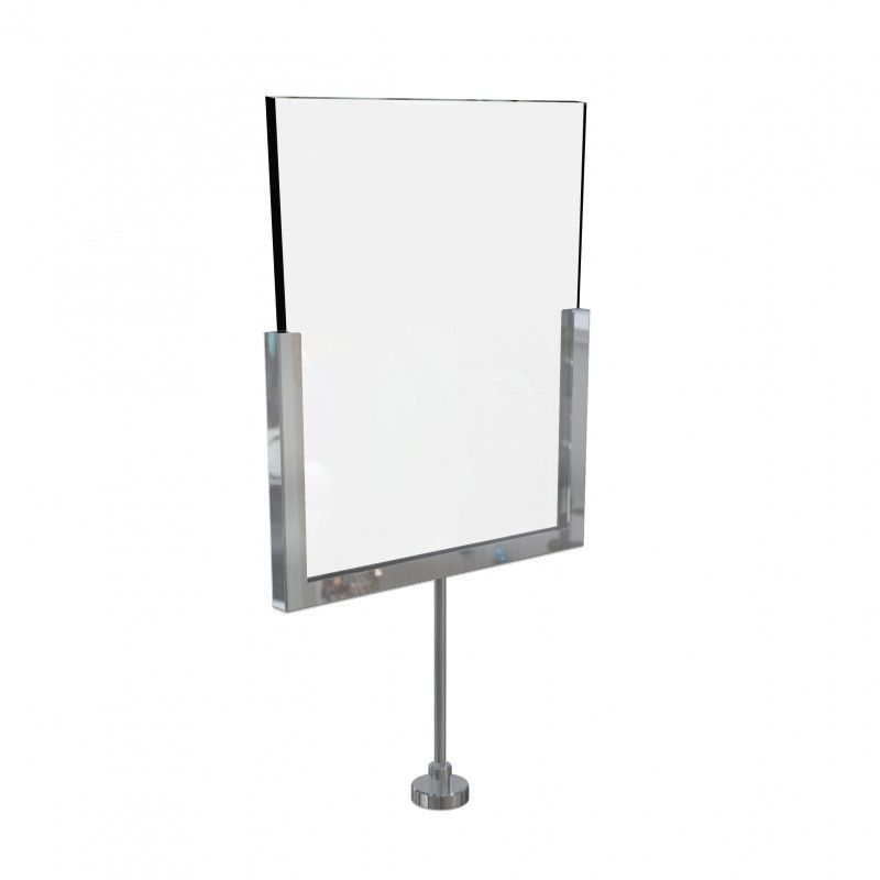 Magnetic Poster holder A5 chrome : Presentoirs shopping