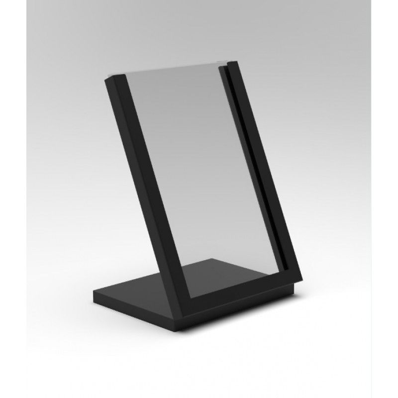 Magnetic Poster holder A6 black : Presentoirs shopping