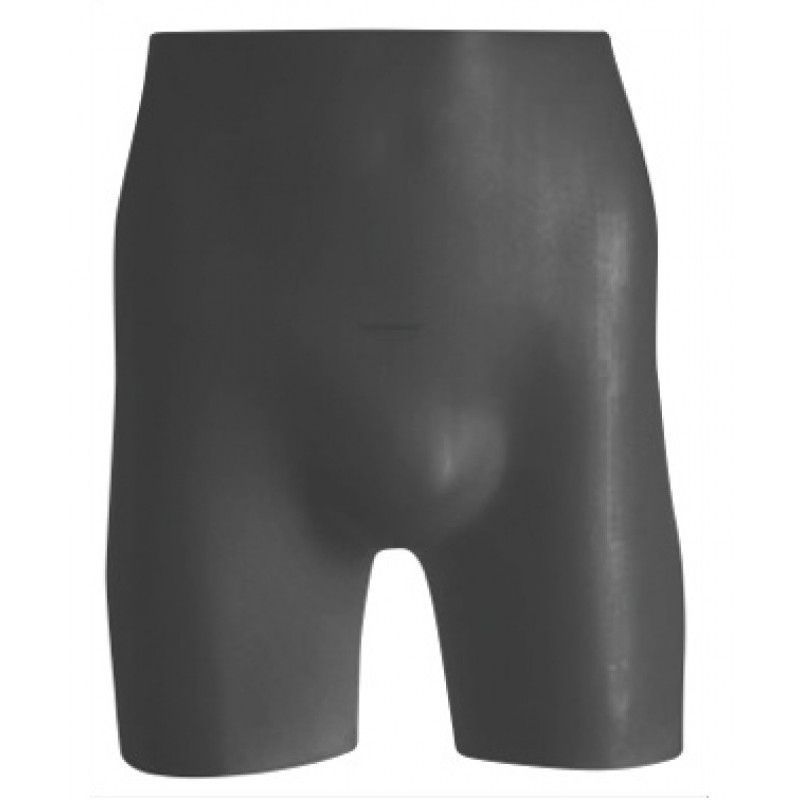 Male brief form in Pvc black finish : Mannequins vitrine