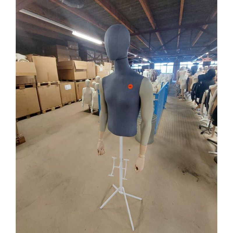 Image 3 : Elegant Male Bust mannequins with ...