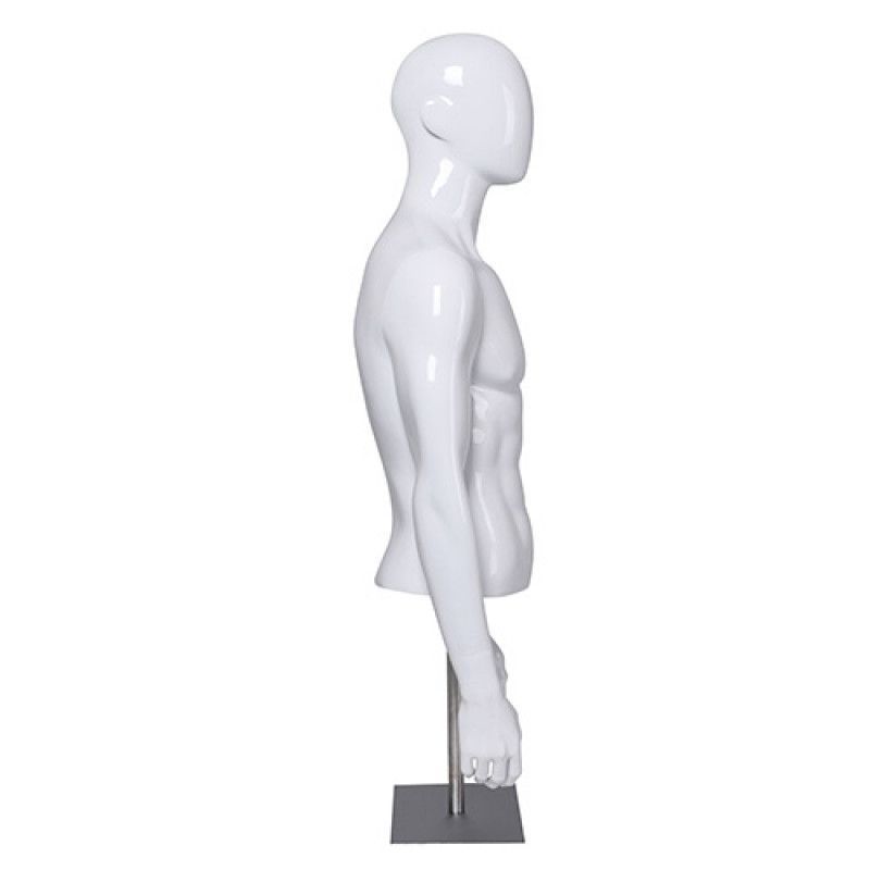 Image 4 : Male mannequin bust 1/2 ...