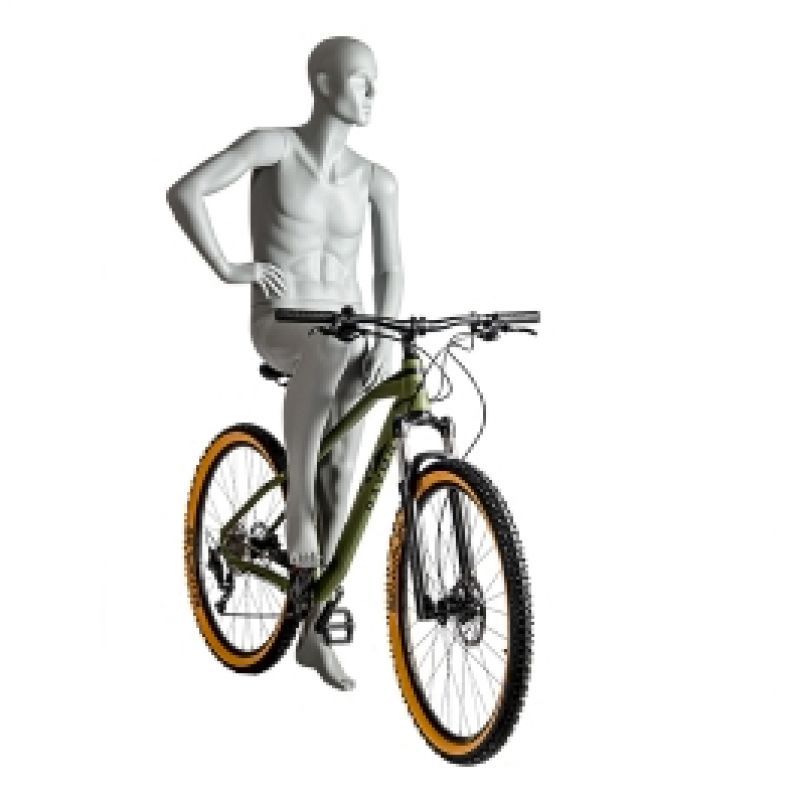 Image 1 : Male display mannequin in cycling ...