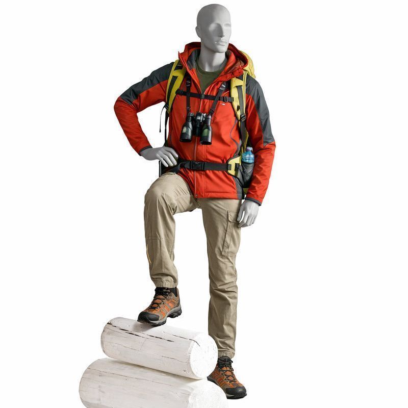 Image 6 : Man window mannequin bike position ...