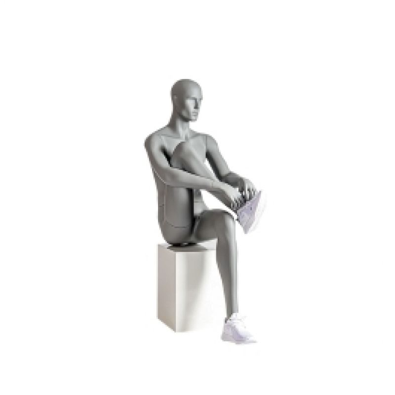 Male display mannequin in fitting position : Mannequins vitrine