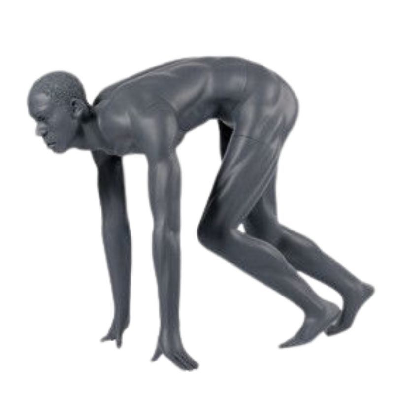 Image 4 : Showcase mannequin male athlete grey ...