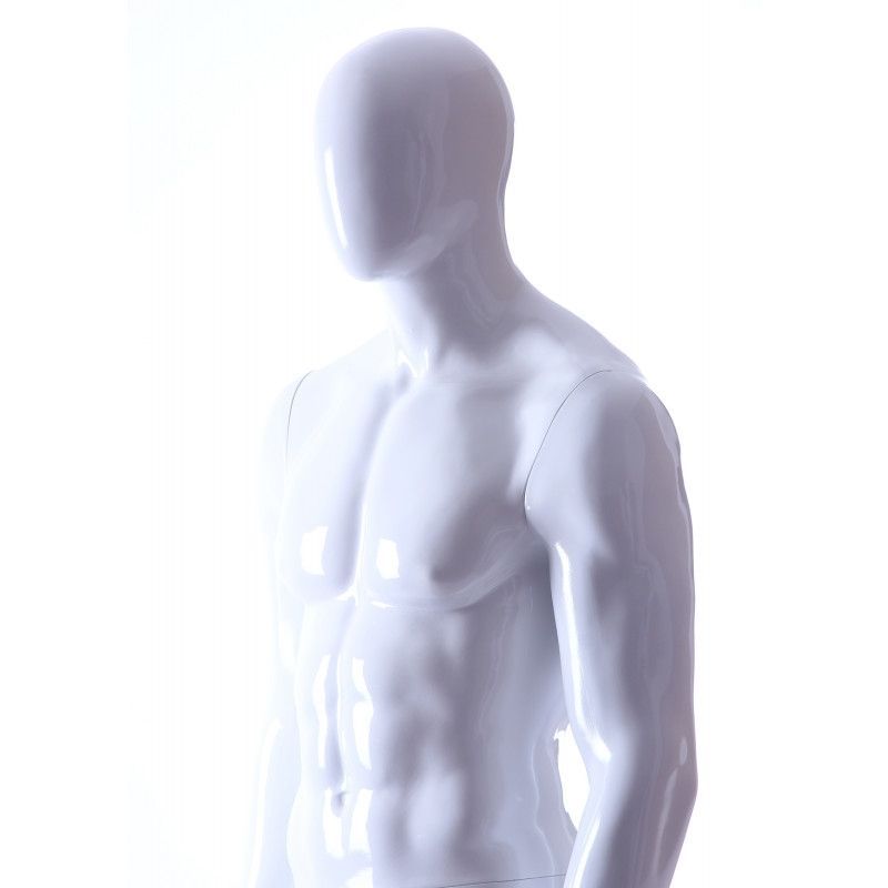 Image 2 : Sport white mannequin standing position ...