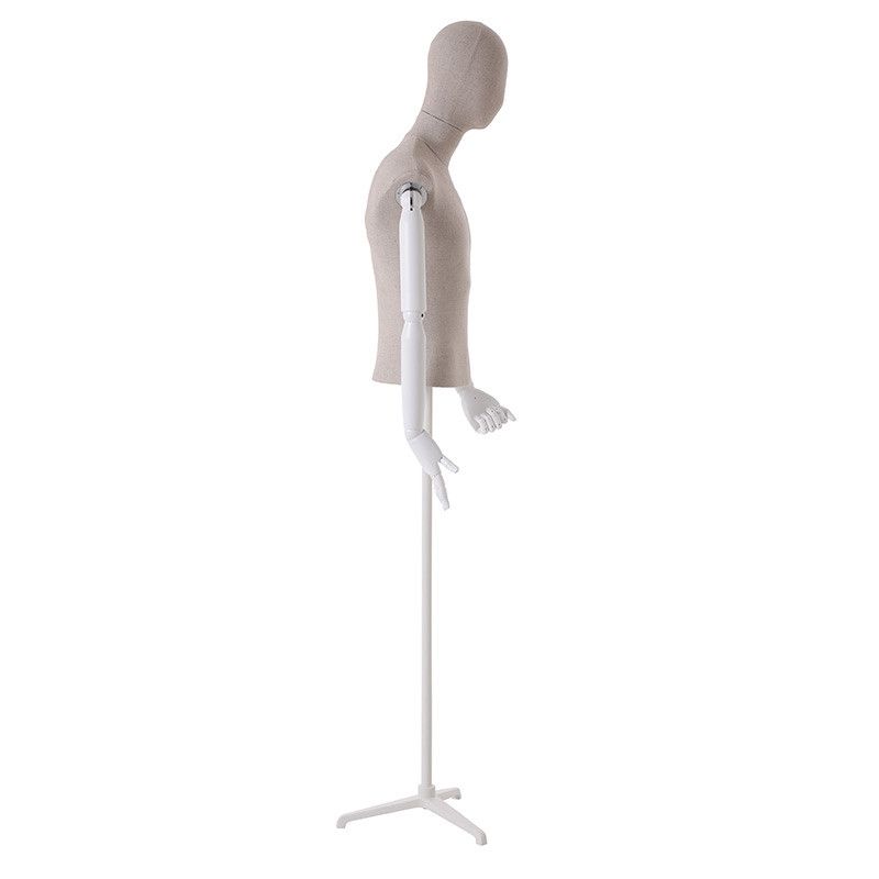 Image 4 : Male mannequins torso vintage linen ...